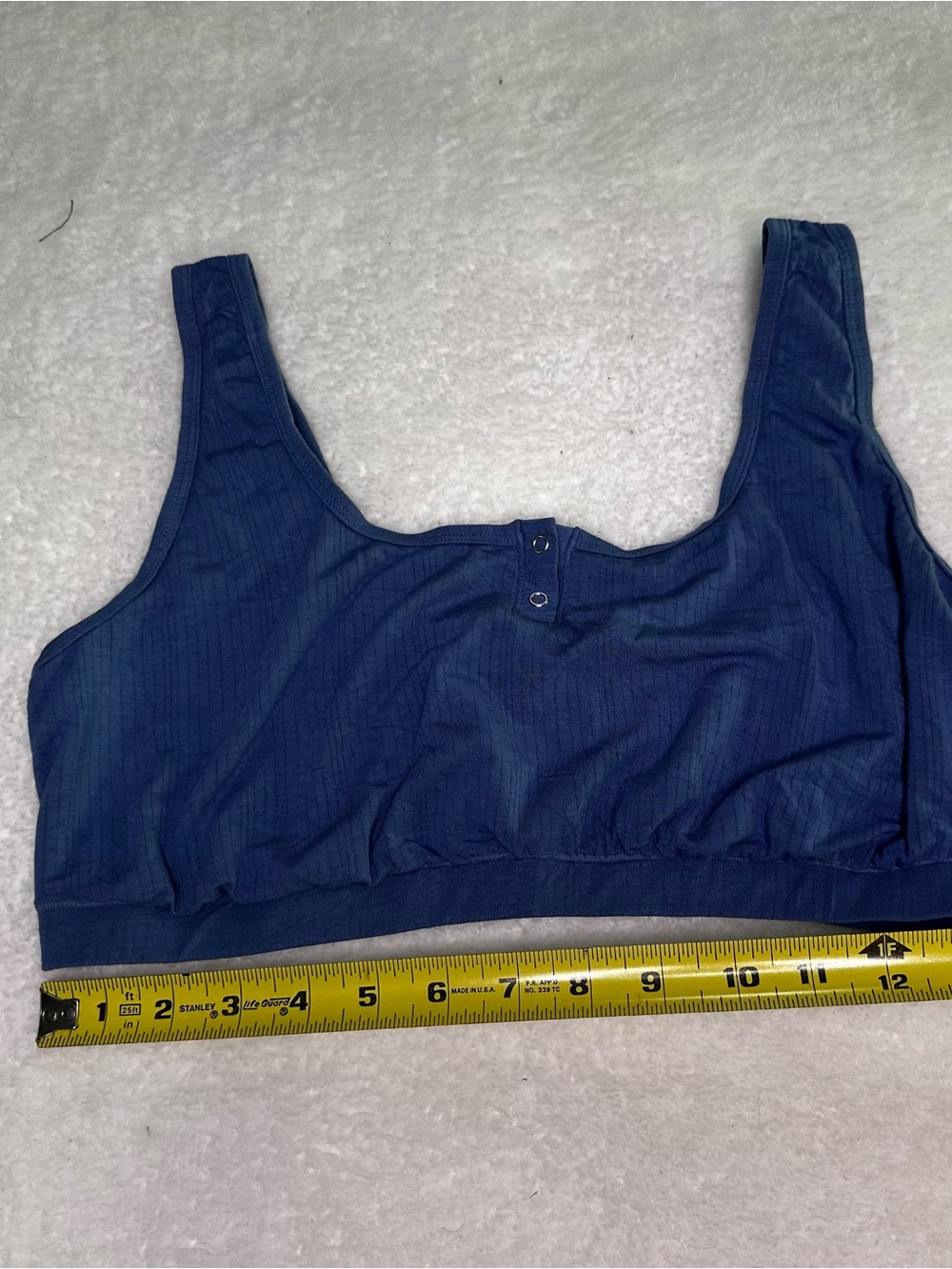 Auden Navy Blue Seamless Bralette - Size XXL, Soft & Stylish Comfort Plus Size - Picture 5 of 6